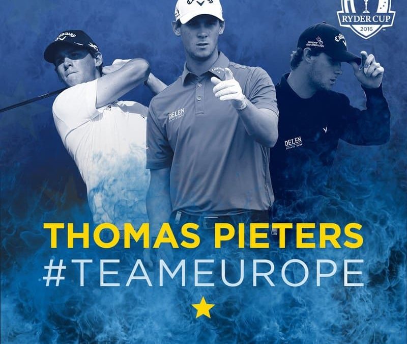 Thomas Pieters sélectionné pour la Ryder Cup 2016