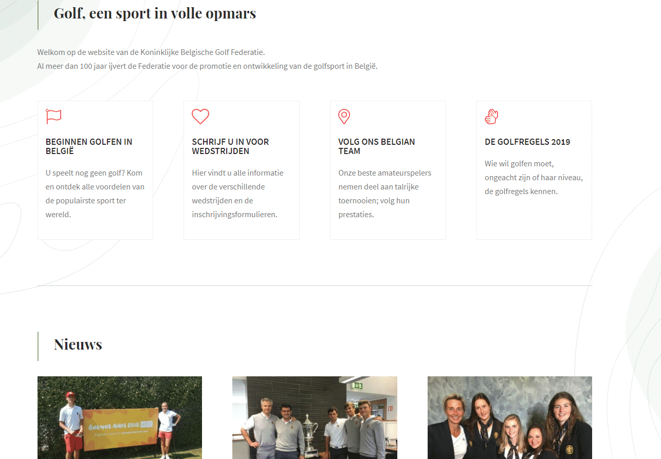 Nieuwe website voor de KBGF