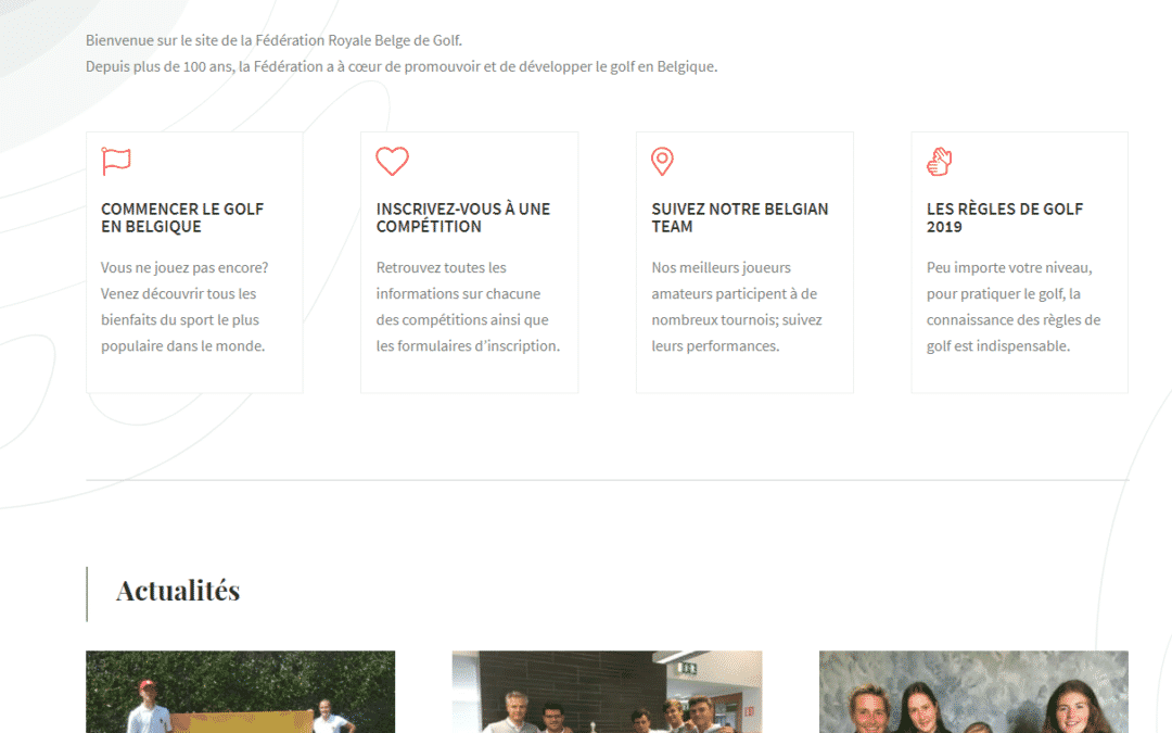 Nouveau site de la FRBG