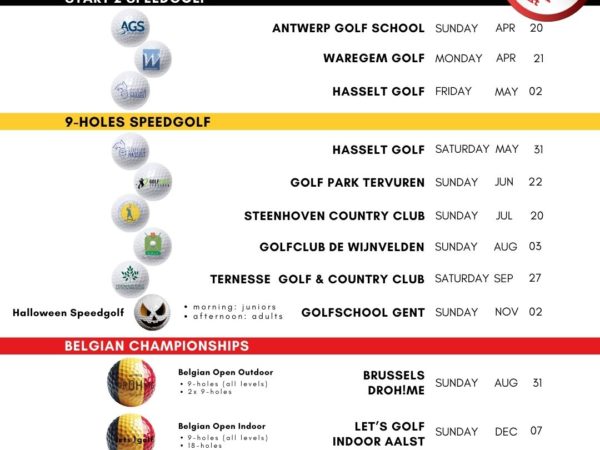 Speedgolf on Tour – Daag jezelf uit en doe mee!